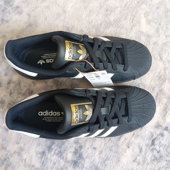 ADIDAS ORIGINALS SUPERSTAR BLACK WHITE EG4959 MEN'S 5 - Picture 6 of 13